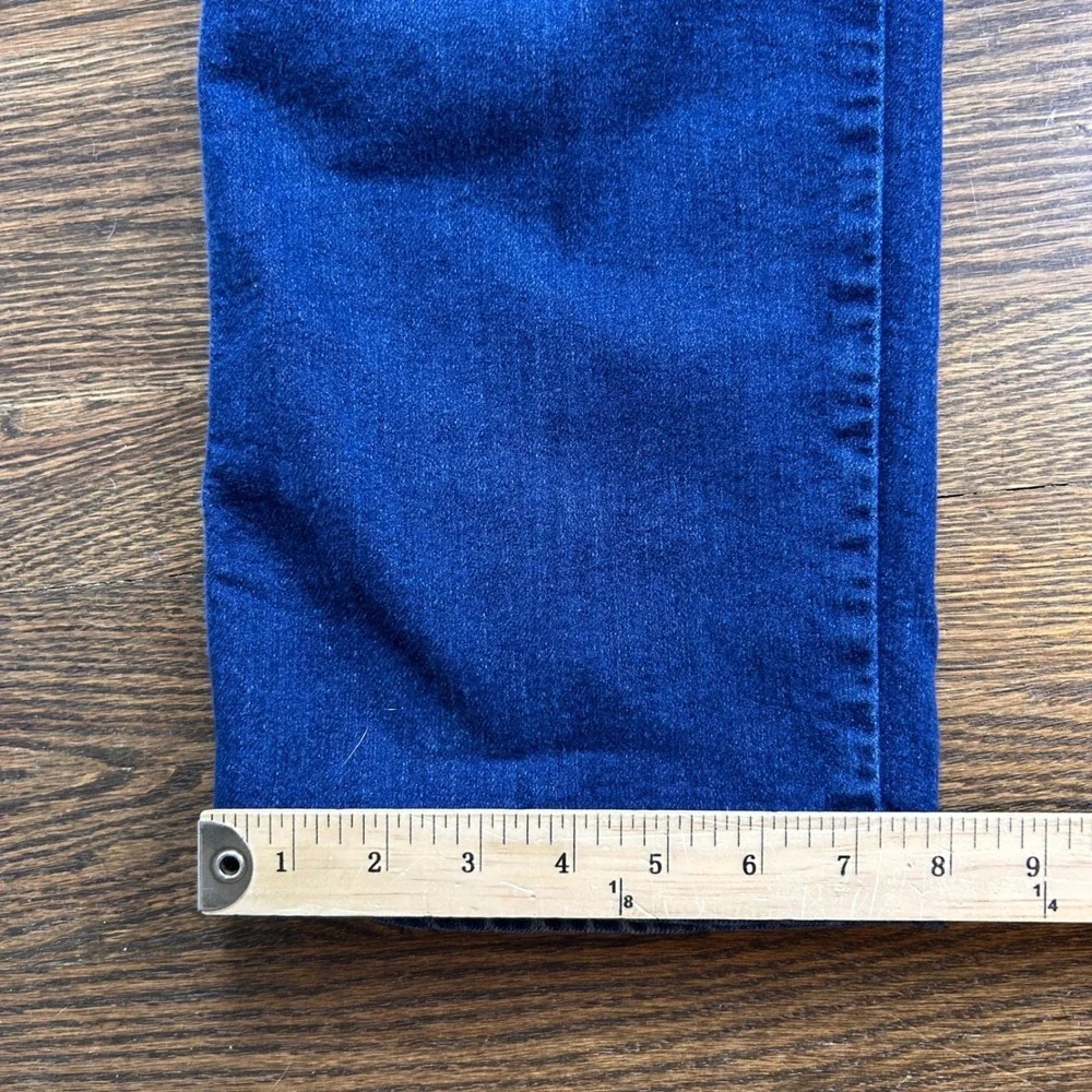 Vintage Wrangler Jeans Mens 36x29 Blue Denim Straight Leg Made in USA 85498PS